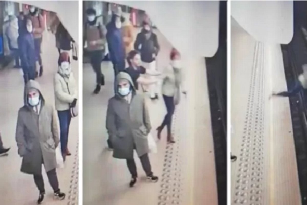 [Vídeo: homem empurra mulher nos trilhos de metrô em Bruxelas]
