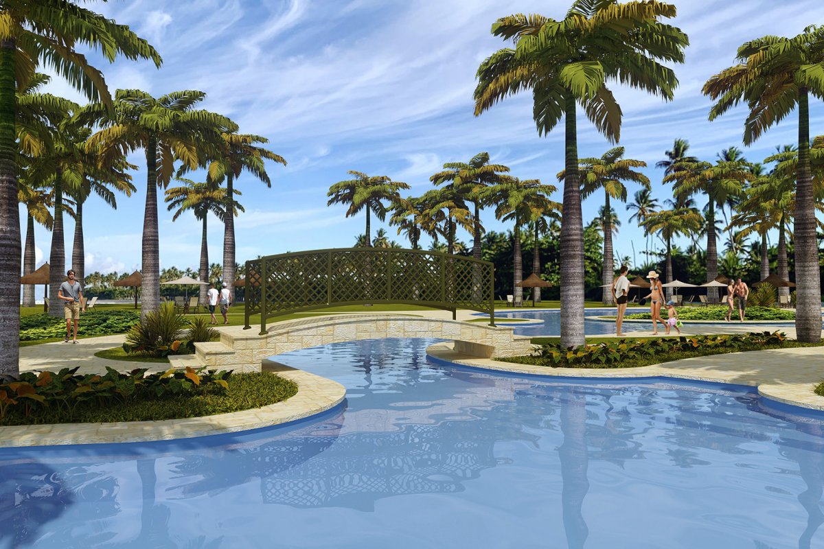 [Transamerica Resort Comandatuba está com 70% das obras de revitalização da sua icônica piscina já concluídas  ]