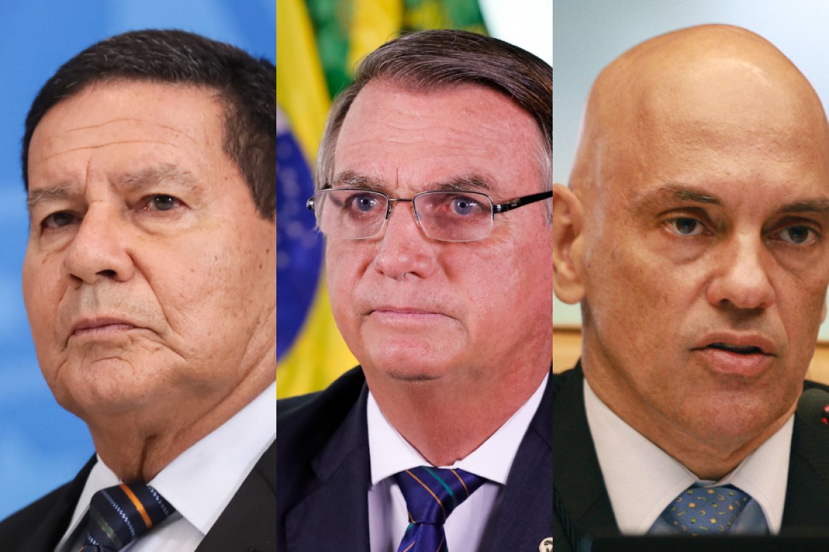 [Mourão diz que vê parcialidade em Moraes e acredita que ação de Bolsonaro contra magistrado não vai prosperar]
