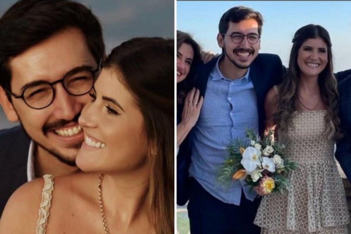 [Repórter Nilson Klava se casa com filha de jornalista da TV Globo aos pés do Cristo Redentor]