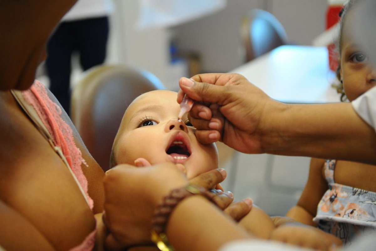 [Ministério da Saúde reforça vacinação contra a poliomielite]