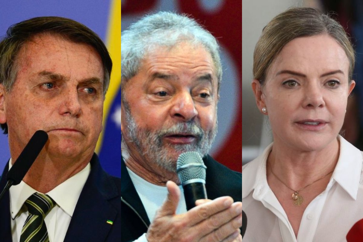 [Bolsonaro acusa Lula e Gleisi Hoffmann de crimes contra a sua honra durante eleições]