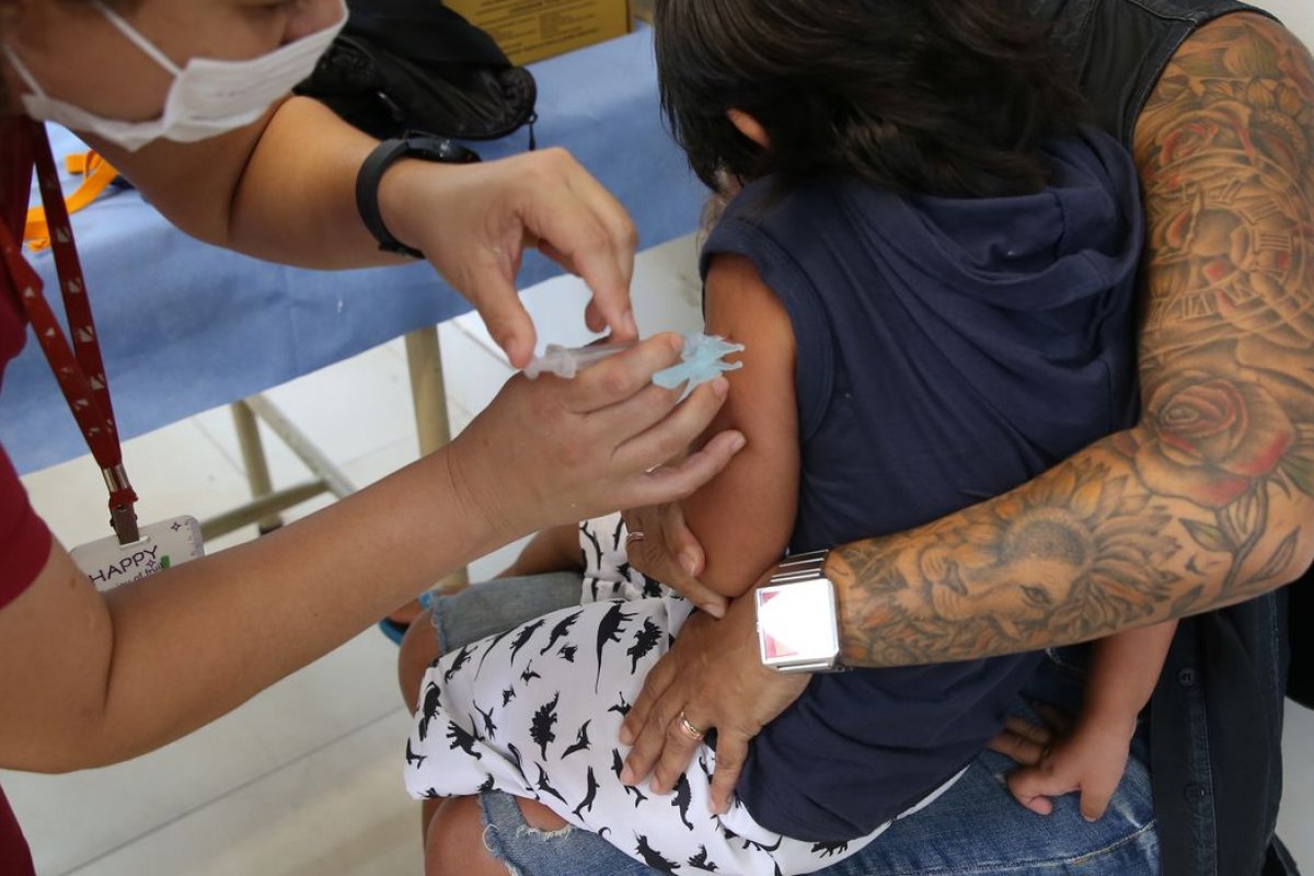 [Pesquisa aponta que 11,4% das crianças no Brasil receberam duas doses da vacina contra a Covid-19]