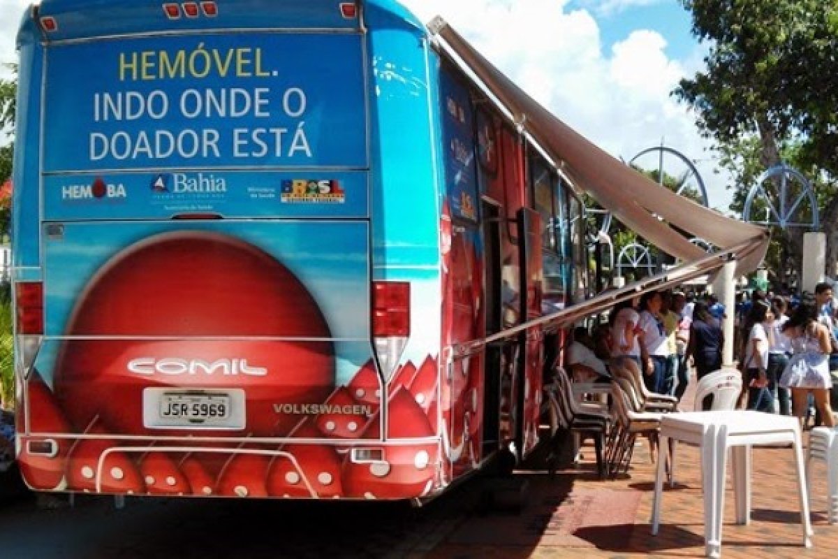 Shopping de Salvador recebe unidade móvel do Hemoba - Bahia | Farol da Bahia